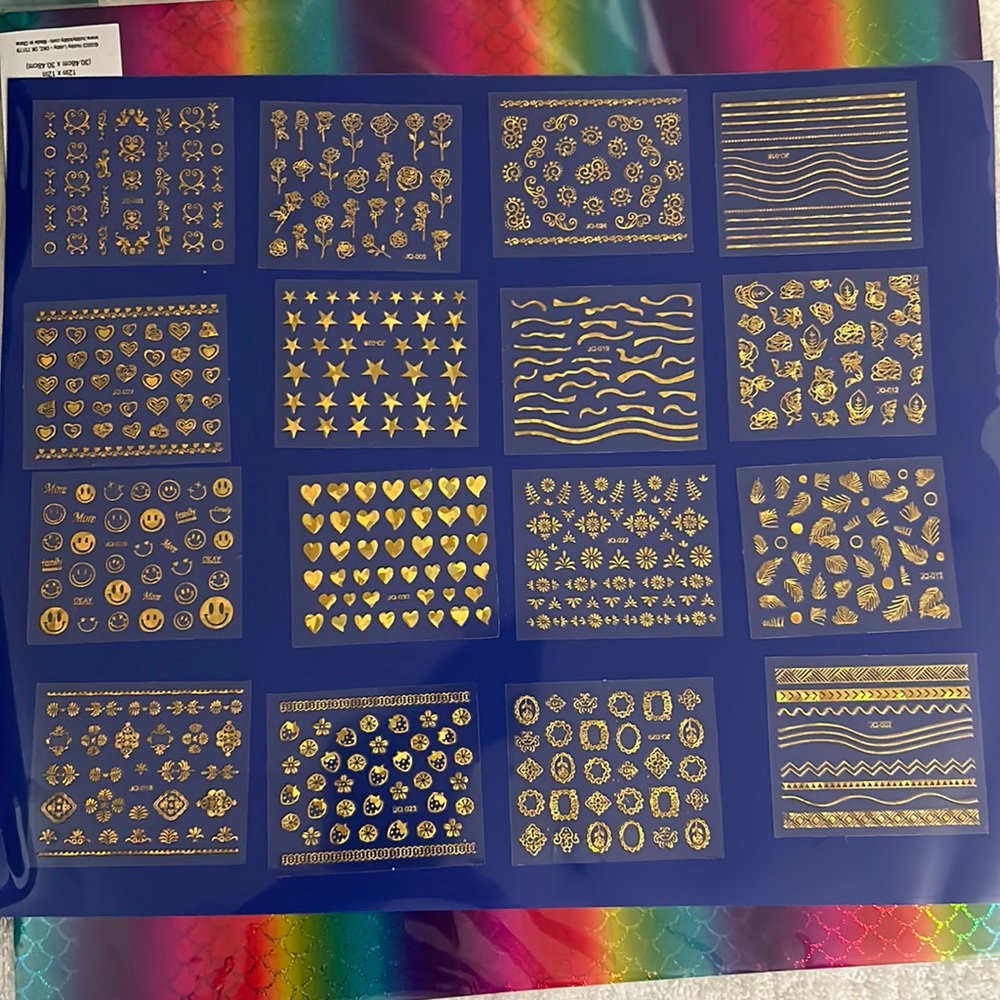 Nails 3 d stickers
